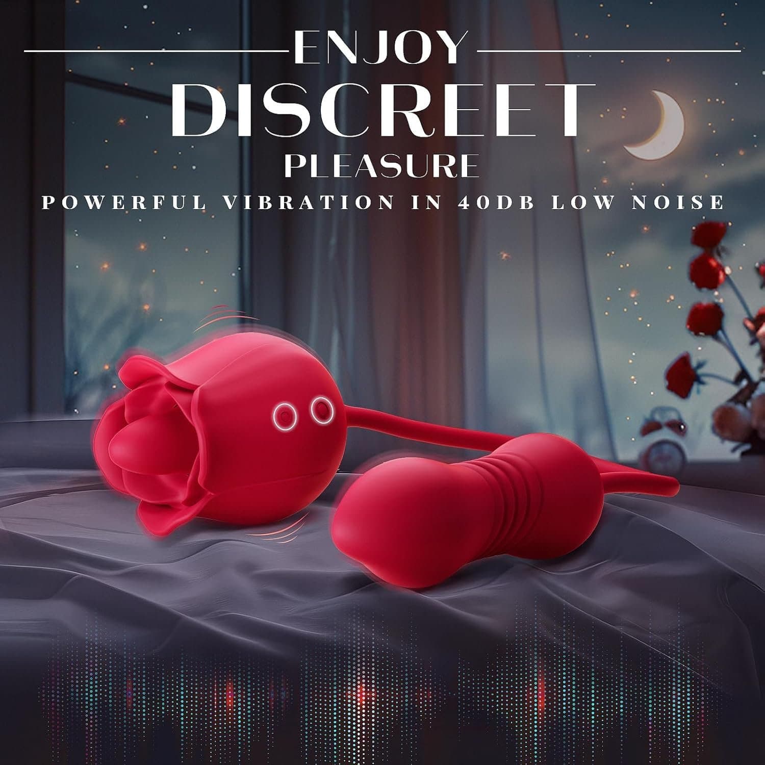 NOXROSA Rose Dual Action Massager